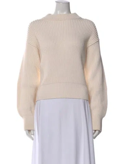Pre-owned Helmut Lang Mock Neck Sweater In Neutral
