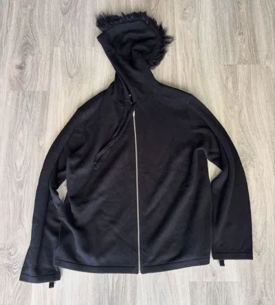Pre-owned Helmut Lang Mohawk Hoodie In Black