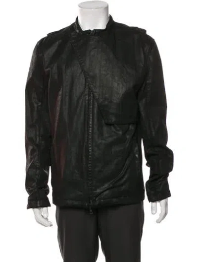 Pre-owned Helmut Lang Moto Jacket In Green