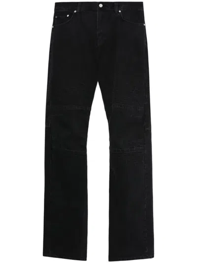 Helmut Lang Moto Worker Jeans In Black