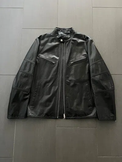 Pre-owned Helmut Lang Motorcycle Jacket In Black