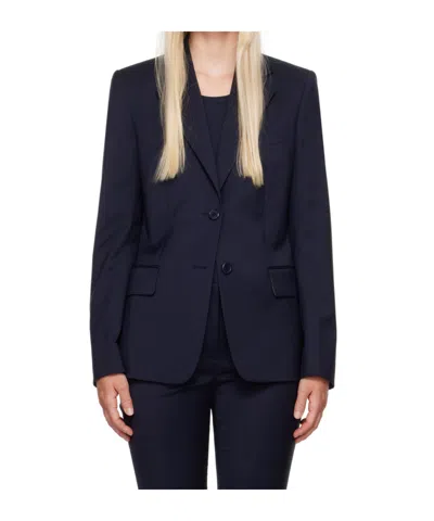 Helmut Lang Navy Classic Blazer In Black