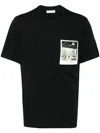 Helmut Lang Overpass Postcard Tee In Black