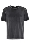 Helmut Lang New York Relaxed-fit Black Pima Cotton T-shirt In Grey
