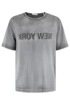 Helmut Lang Garment-dyed New York Tee In Grey