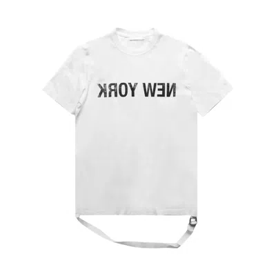 Pre-owned Helmut Lang New York Seatbelt Tee 'white' | Men's Size Xl