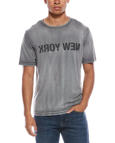 Helmut Lang New York T-shirt In Gray