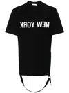 Helmut Lang Buckle Detailing T-shirt In Schwarz