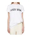 Helmut Lang White New York Seatbelt T-shirt In White