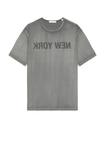 Helmut Lang Man Grey T-shirts & Tank Tops