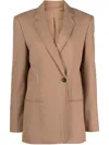 Helmut Lang Single-double Breasted Blazer In Neutrals