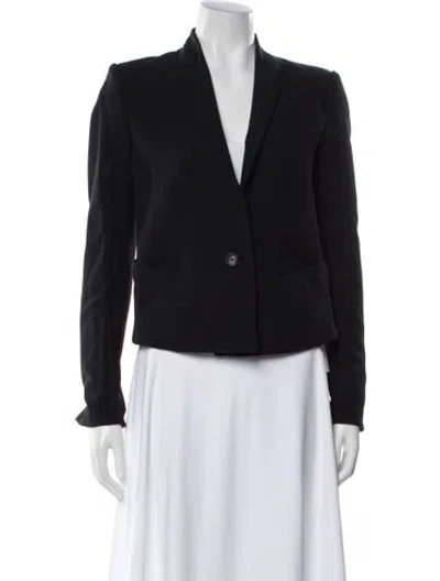 Pre-owned Helmut Lang Nylon Blazer In Black