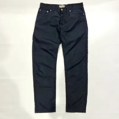 Pre-owned Helmut Lang Nylon Jeans In Navy