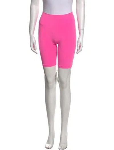 Pre-owned Helmut Lang Nylon Knee-length Shorts In Pink
