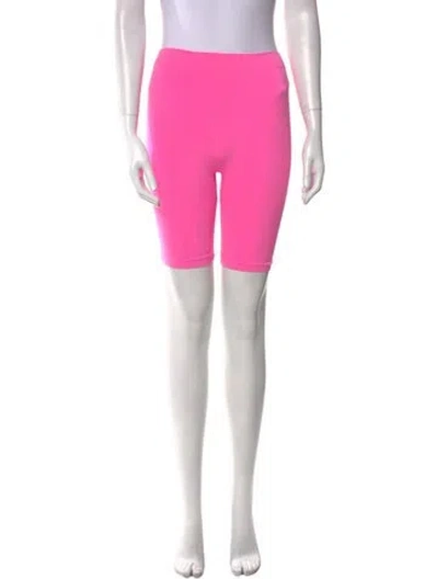 Pre-owned Helmut Lang Nylon Knee-length Shorts In Pink