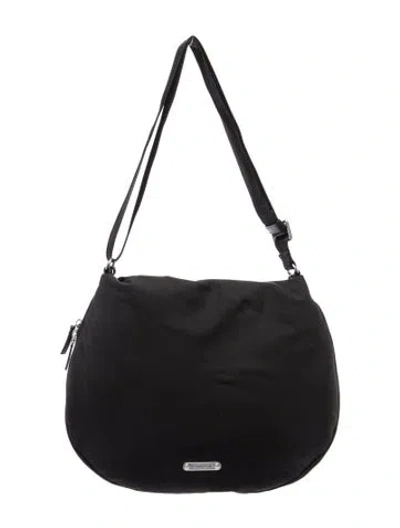 Pre-owned Helmut Lang Nylon Shoulder Bag In Black