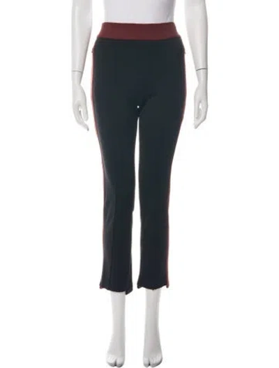 Pre-owned Helmut Lang Nylon Straight Leg Pants In Black/red