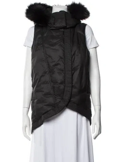 Pre-owned Helmut Lang Nylon Vest In Black
