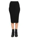 Helmut Lang One-shoulder Dress In Black