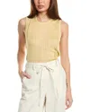 Helmut Lang Open Back Top In Yellow