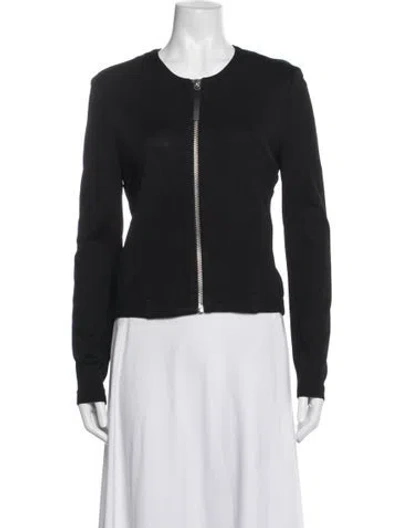 Pre-owned Helmut Lang Open Front Sweater In Blue