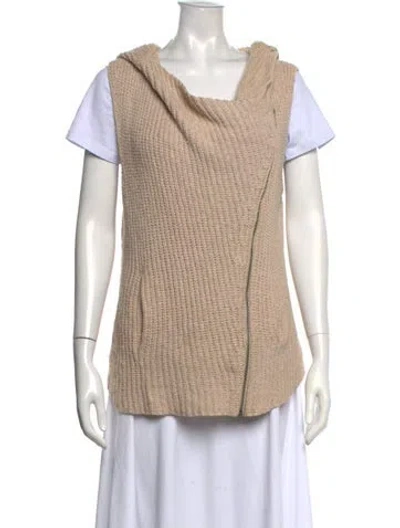 Pre-owned Helmut Lang Open Front Sweater In Neutral