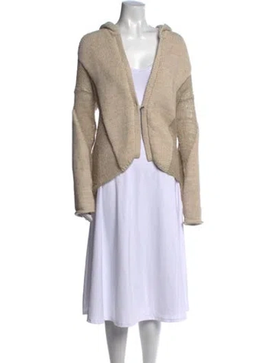 Pre-owned Helmut Lang Open Front Sweater In Neutral