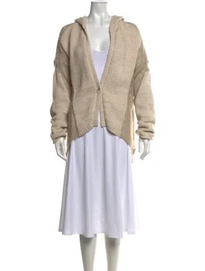 Pre-owned Helmut Lang Open Front Sweater In Neutrals