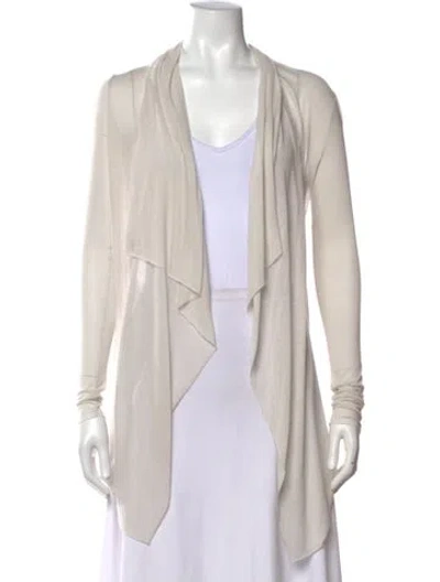 Pre-owned Helmut Lang Open Front Sweater In Neutrals