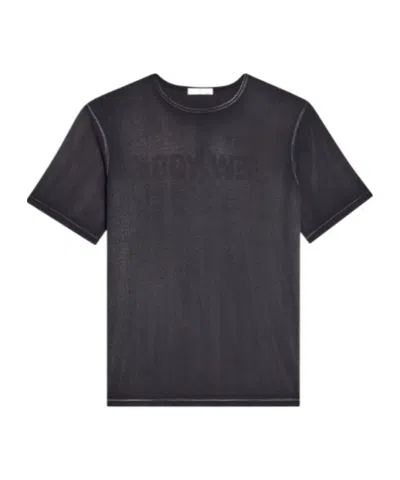 Helmut Lang Open-necked Black Shirt