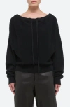 Helmut Lang Organic Cotton Drawstring Neck Sweater