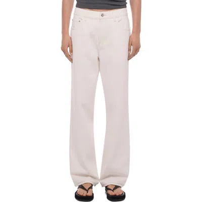 Helmut Lang Organic Cotton Jeans In White