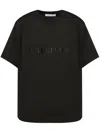 Helmut Lang Relaxed Fit Crew Neck T-shirt With Embossed Logo