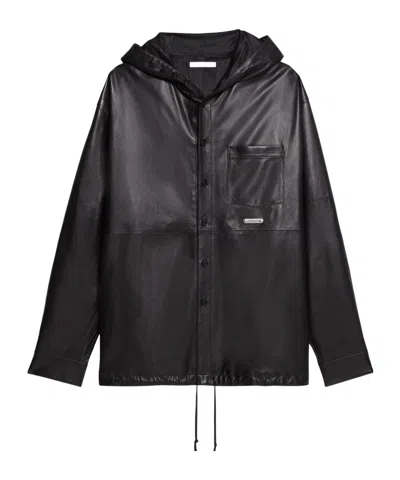 Helmut Lang Oversized Hooded Shirt