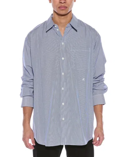 Helmut Lang Oversized Shirt In Blue