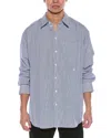 Helmut Lang Oversized Shirt In Blue