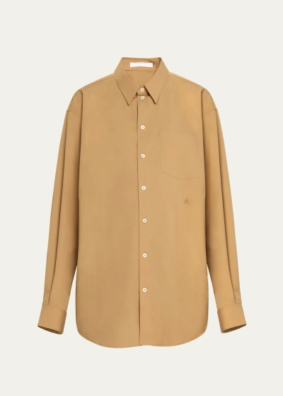 Helmut Lang Oversized Shirt In Trench