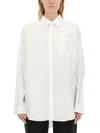Helmut Lang Oversized Shirt In White