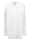 Helmut Lang Oversized Long-sleeve Shirt In White