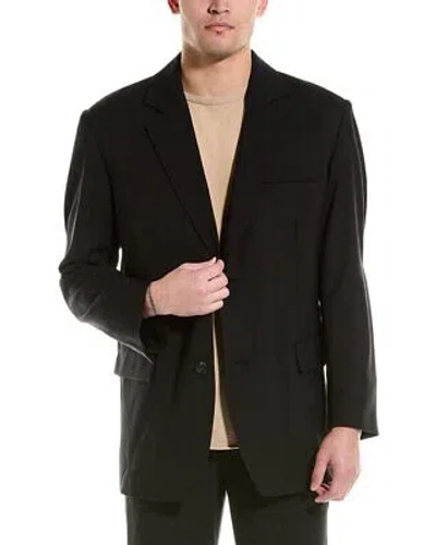 Pre-owned Helmut Lang Oversized Wool-blend Blazer Men's In Black