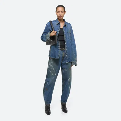 HELMUT LANG PAINTED DENIM SHIRT