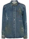 Helmut Lang Shirt Jacket In Blau