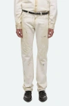 HELMUT LANG HELMUT LANG PAINTED ORGANIC COTTON FIVE-POCKET PANTS