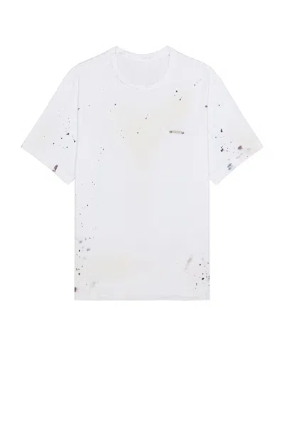Helmut Lang Relaxed-fit T-shirt With Unique Splatter Print In Neutral