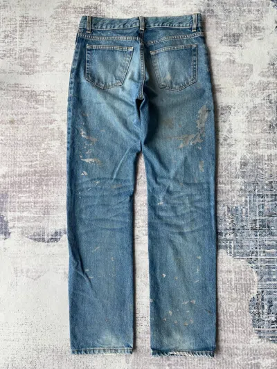 Pre-owned Helmut Lang Painter Grey Denim Jeans In Blue