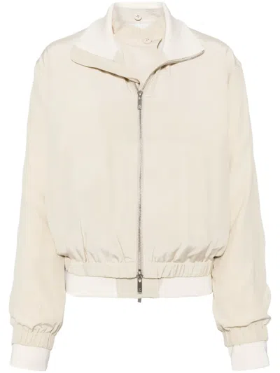 HELMUT LANG PANELLED REVERSIBLE BOMBER JACKET