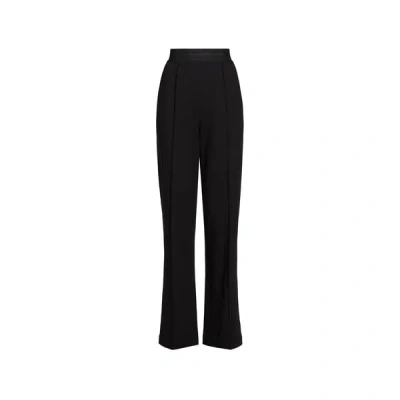 Helmut Lang Pantalon À Plis Ponte In Black