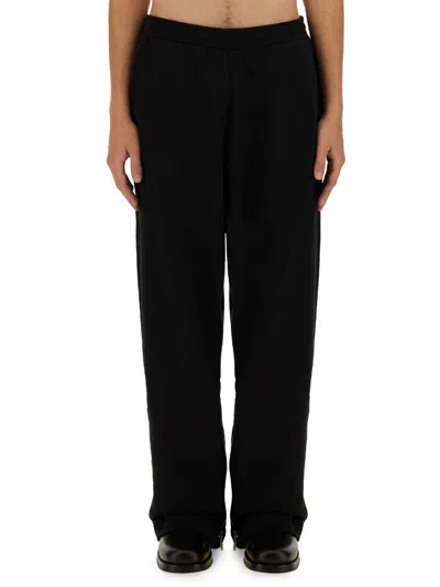 Helmut Lang Jogging Pants With Zipper In Black