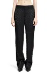 Helmut Lang Pants In Black Polyester In Black
