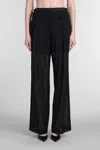 Helmut Lang Tailored Black Bootcut Pants In Black